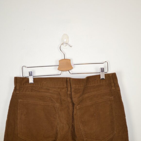 J Crew Flex Corduroy Slim Fit Straight Leg Pants 5 Pockets Relaxed Fit Brown - Picture 6 of 9